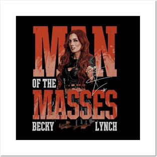 Becky Lynch Man Of The Masses Posters and Art